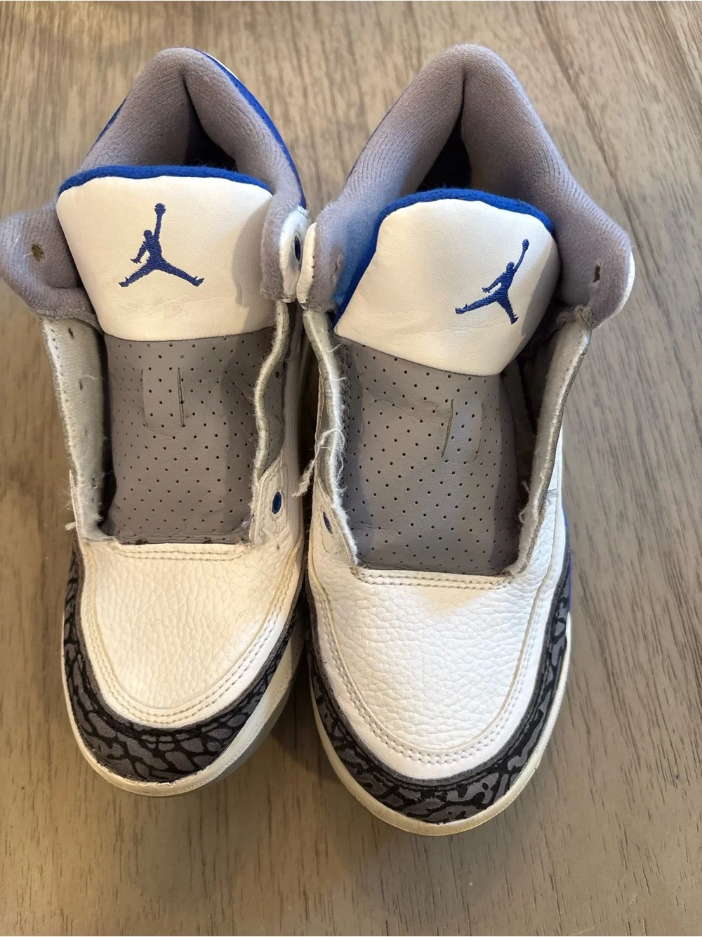 Nike Kids Blue & White Athletic Sneaker Pair